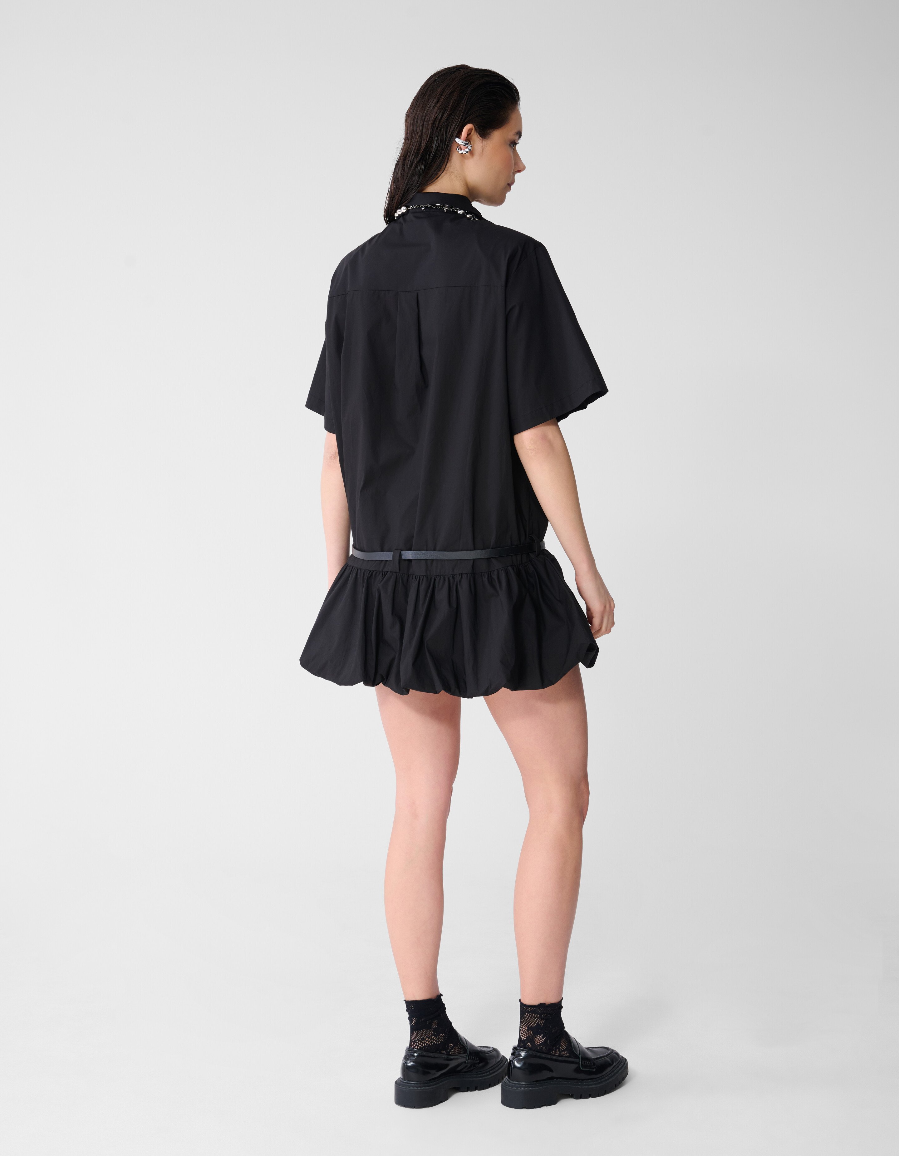 Oversized Ballon Mini Kleid Schwarz SHOEBY WOMEN