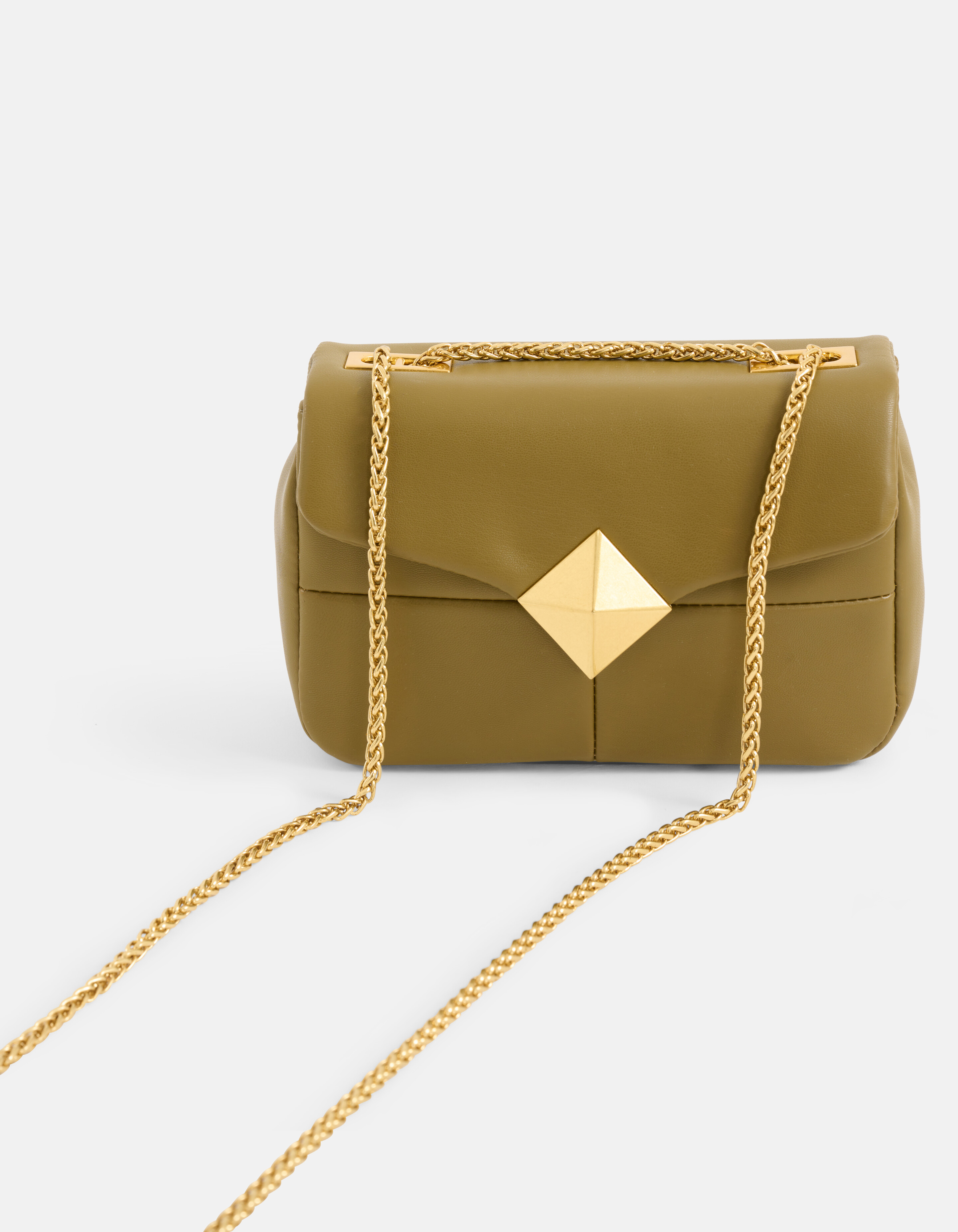Nietenbeutel Dunkelgrün SHOEBY ACCESSOIRES
