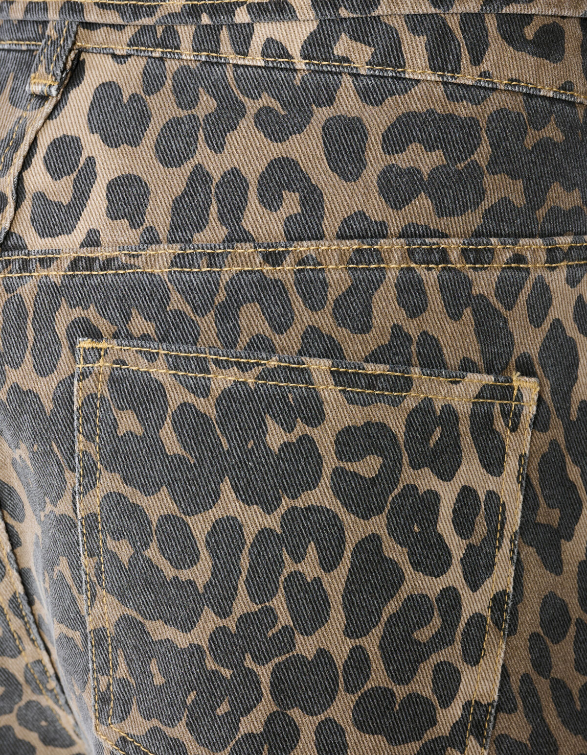 Leopard Denim Shorts Braun SHOEBY WOMEN