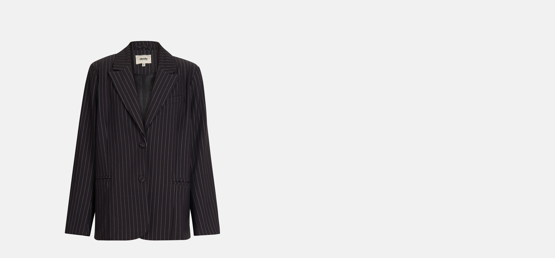 Nadelstreifen-Blazer Dunkelgrau SHOEBY GIRLS