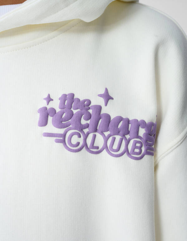 Recharged Artwork Hoodie Off White SHOEBY BOYS