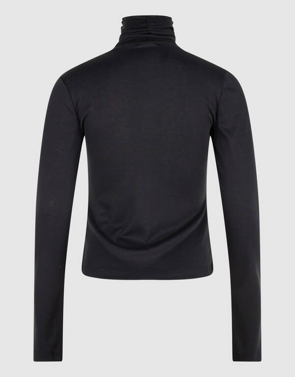 Col Neck Longsleeve Schwarz SHOEBY WOMEN