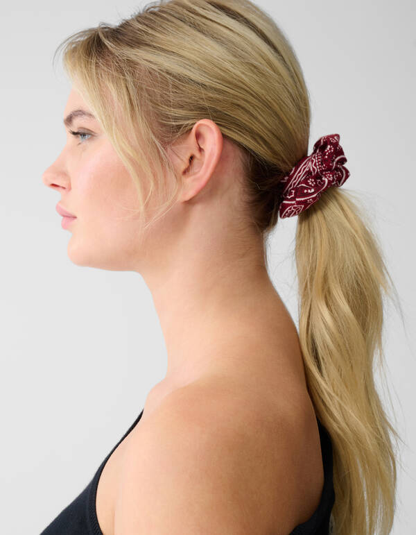 Paisley Scrunchie Set Blau/Rot SHOEBY ACCESSOIRES