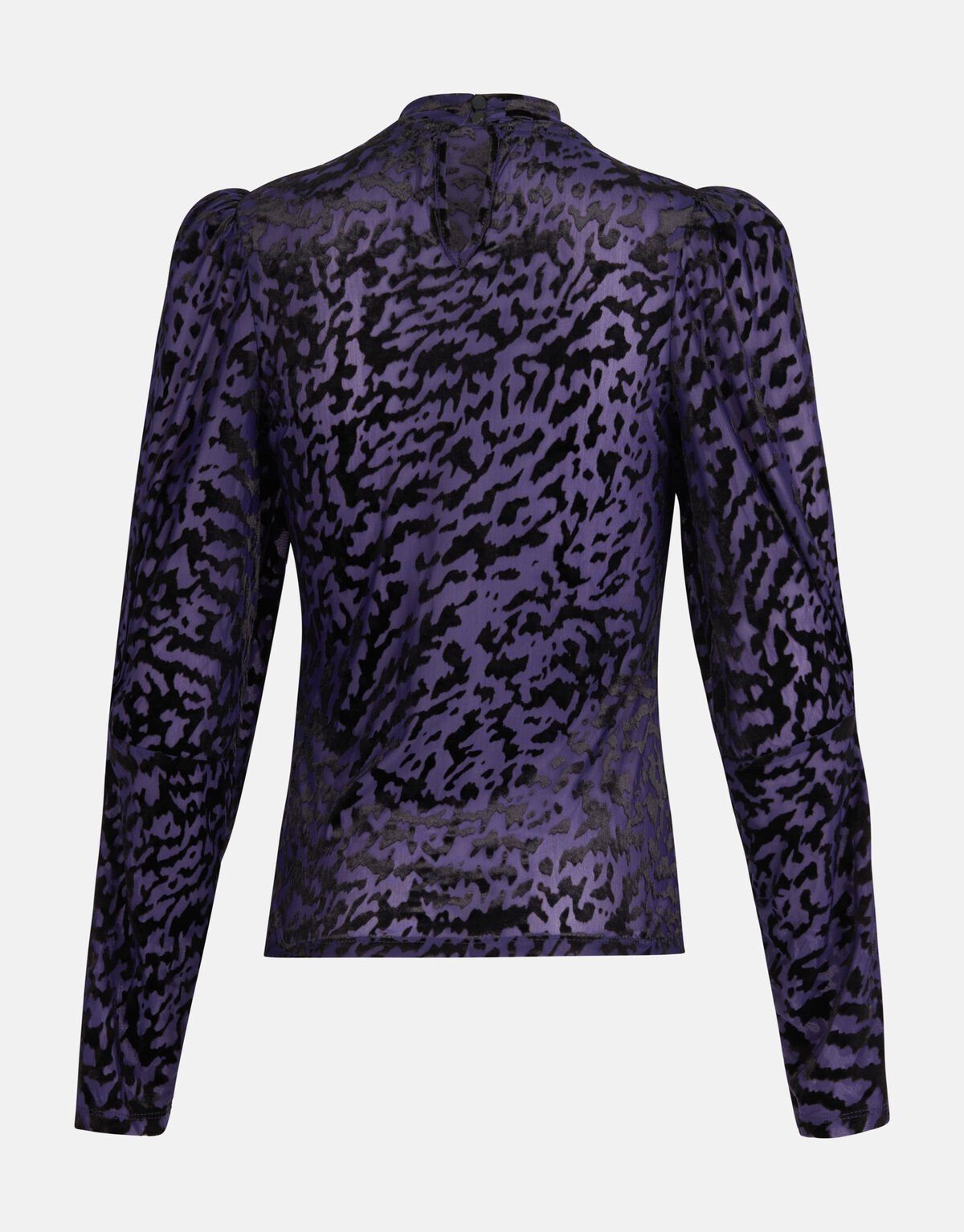 Samt Print Top Lila SHOEBY WOMEN