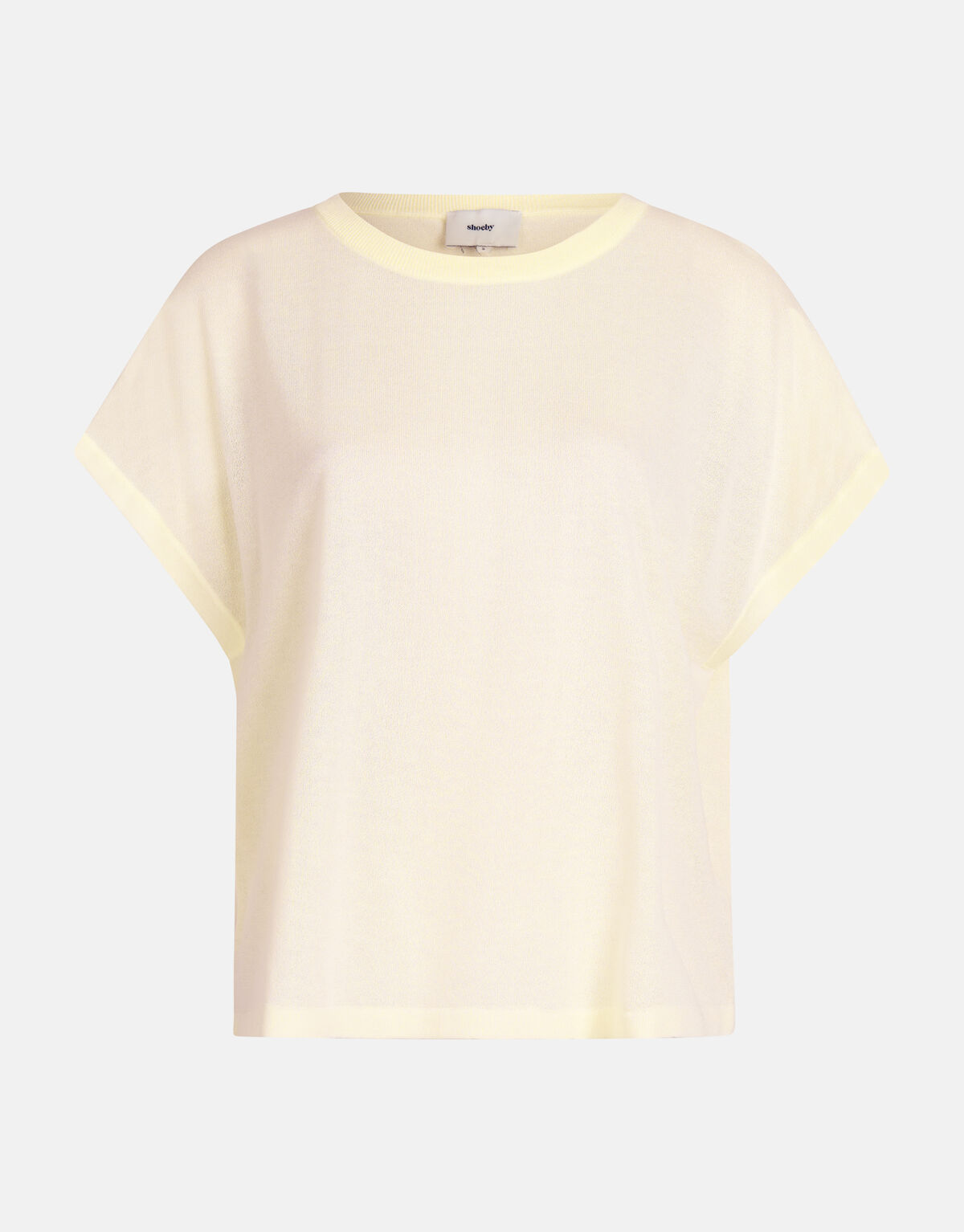 Lose geschnittenes T-Shirt hellgelb SHOEBY WOMEN