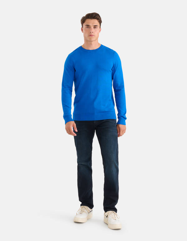 Straight Jeans Blau/Schwarz Länge 34 Refill