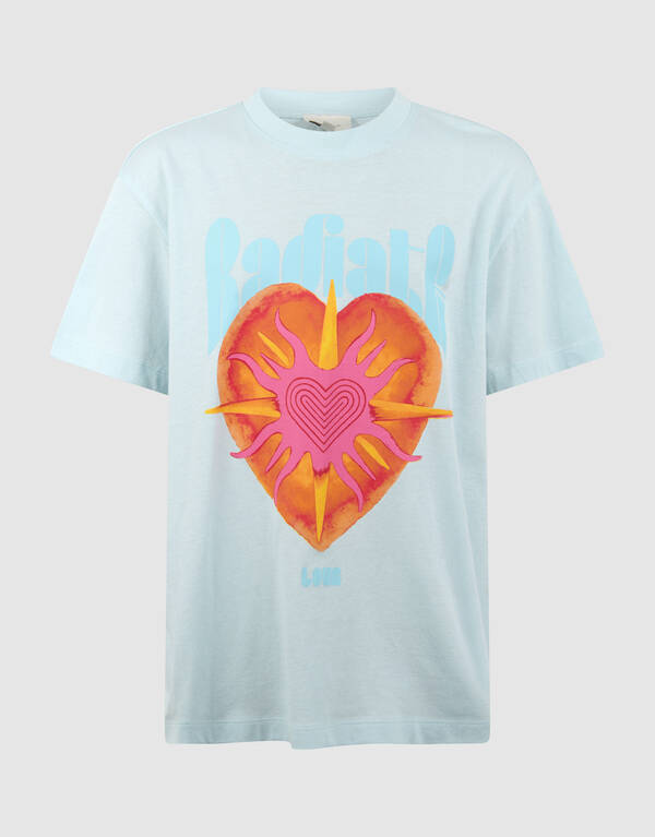 Radiate Artwork T-Shirt Hellblau SHOEBY GIRLS