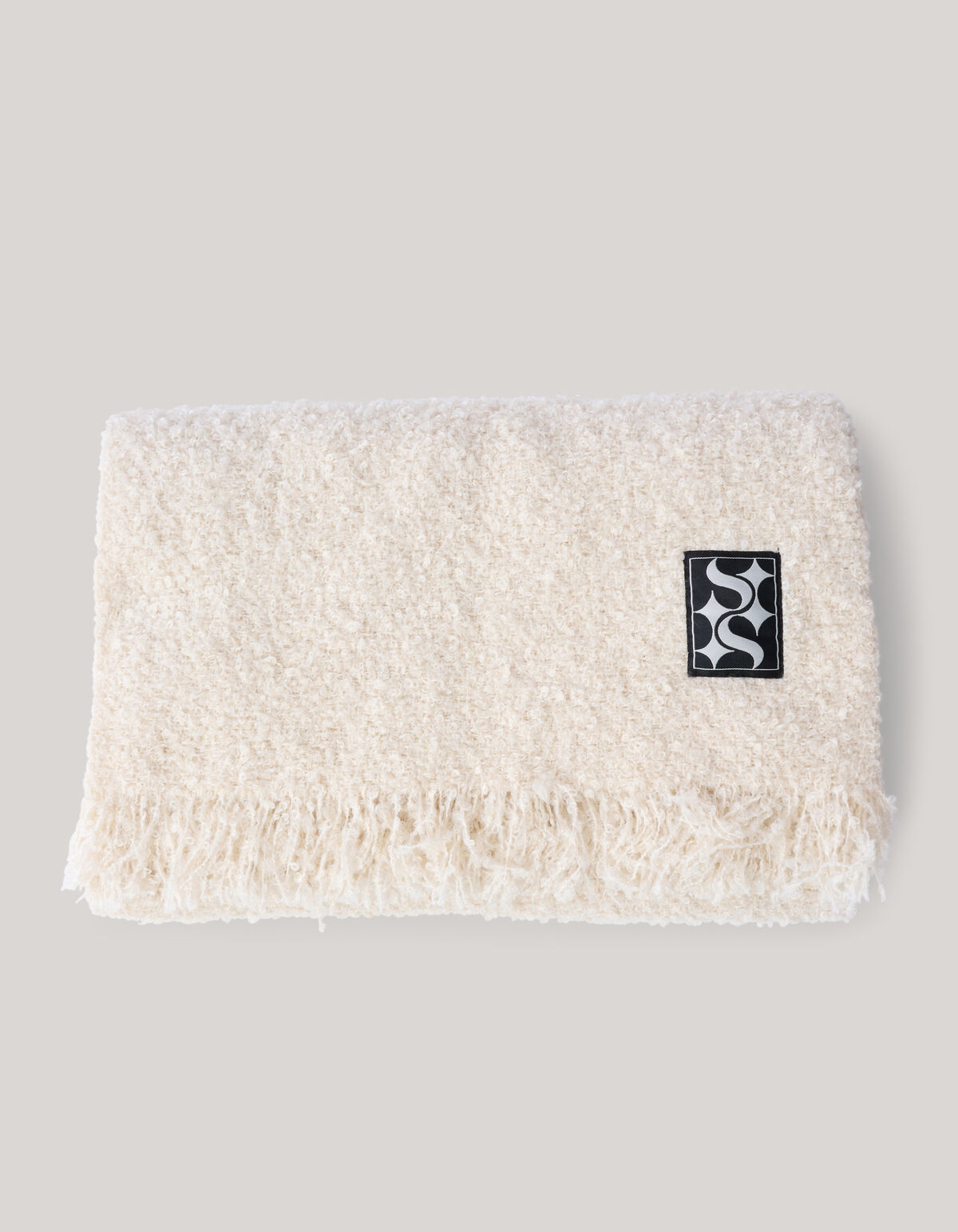 Boucle Sjaal Gebroken Wit SHOEBY ACCESSOIRES