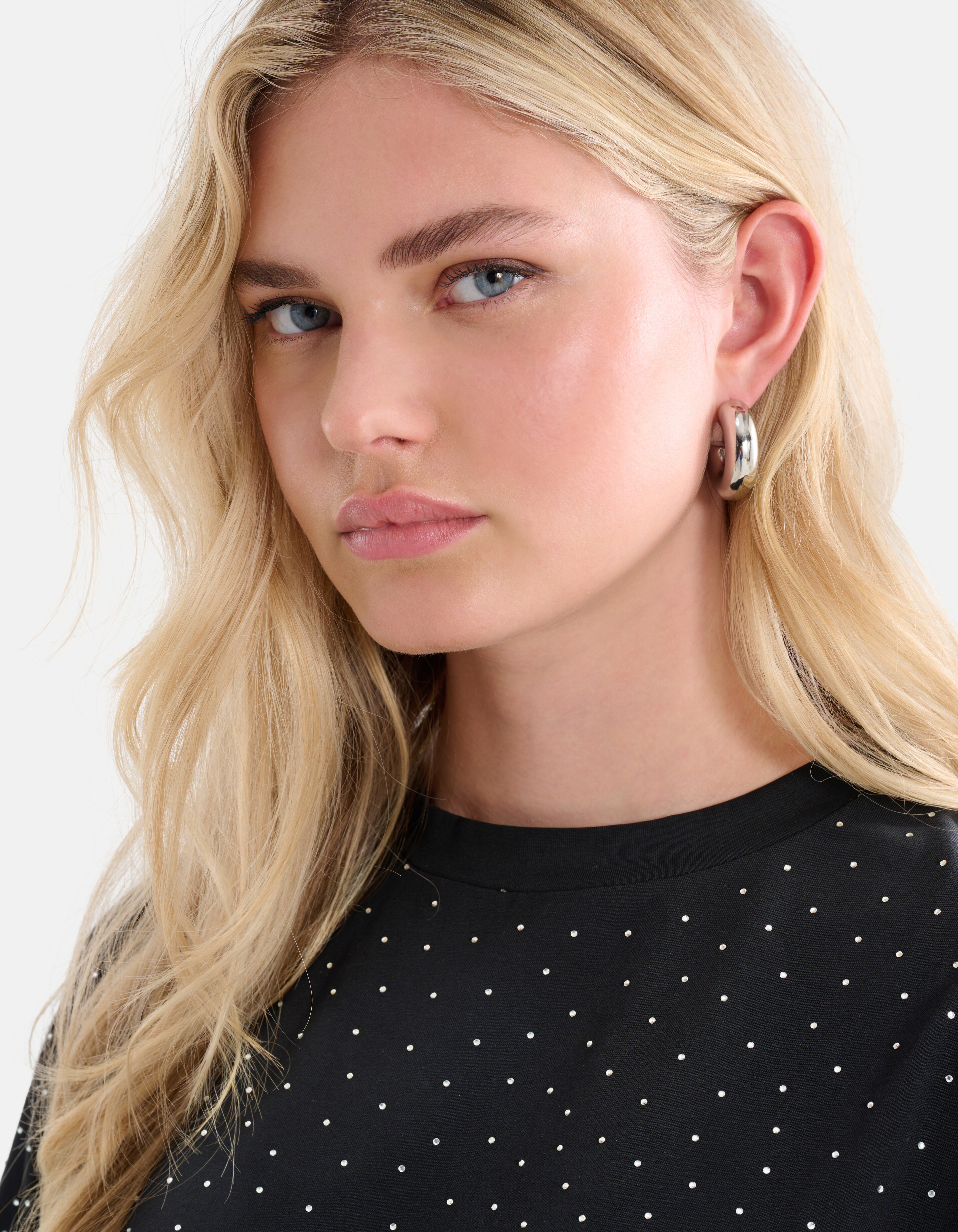 Strass T-shirt Zwart SHOEBY WOMEN