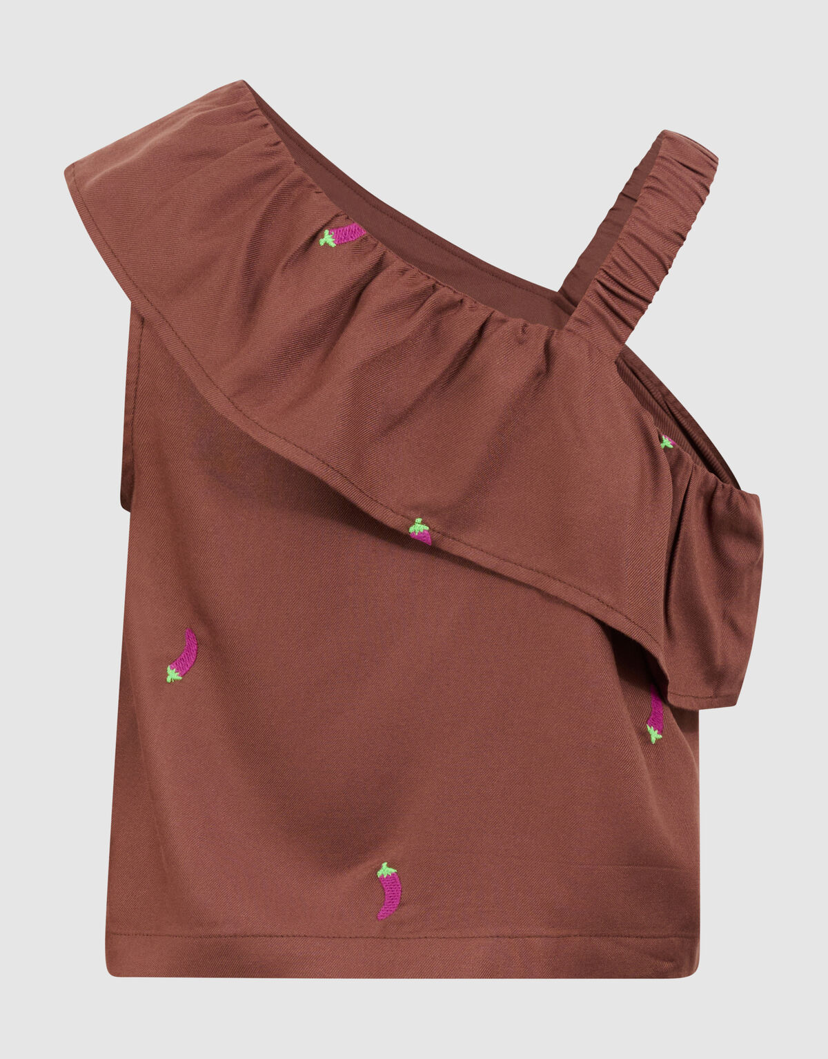 Chili R&uuml;sche Top Braun SHOEBY GIRLS