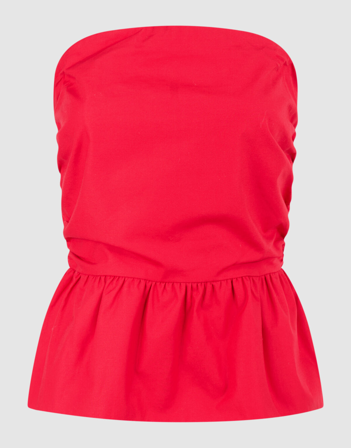 Tr&auml;gerloses Oberteil in Rot SHOEBY WOMEN