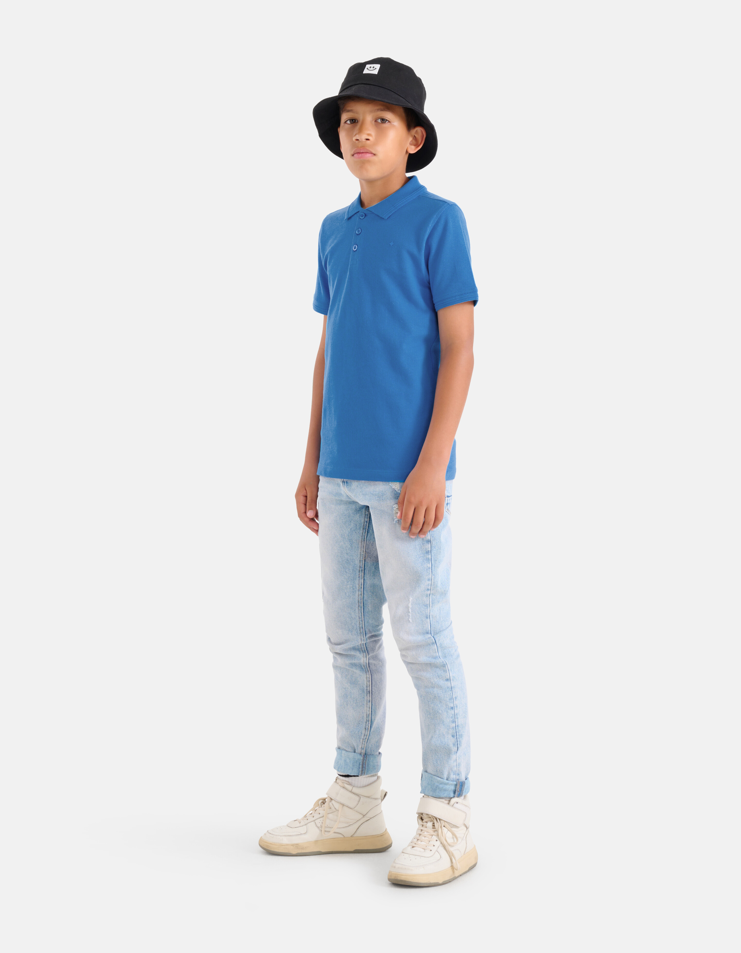 Basic Polo Blau SHOEBY BOYS