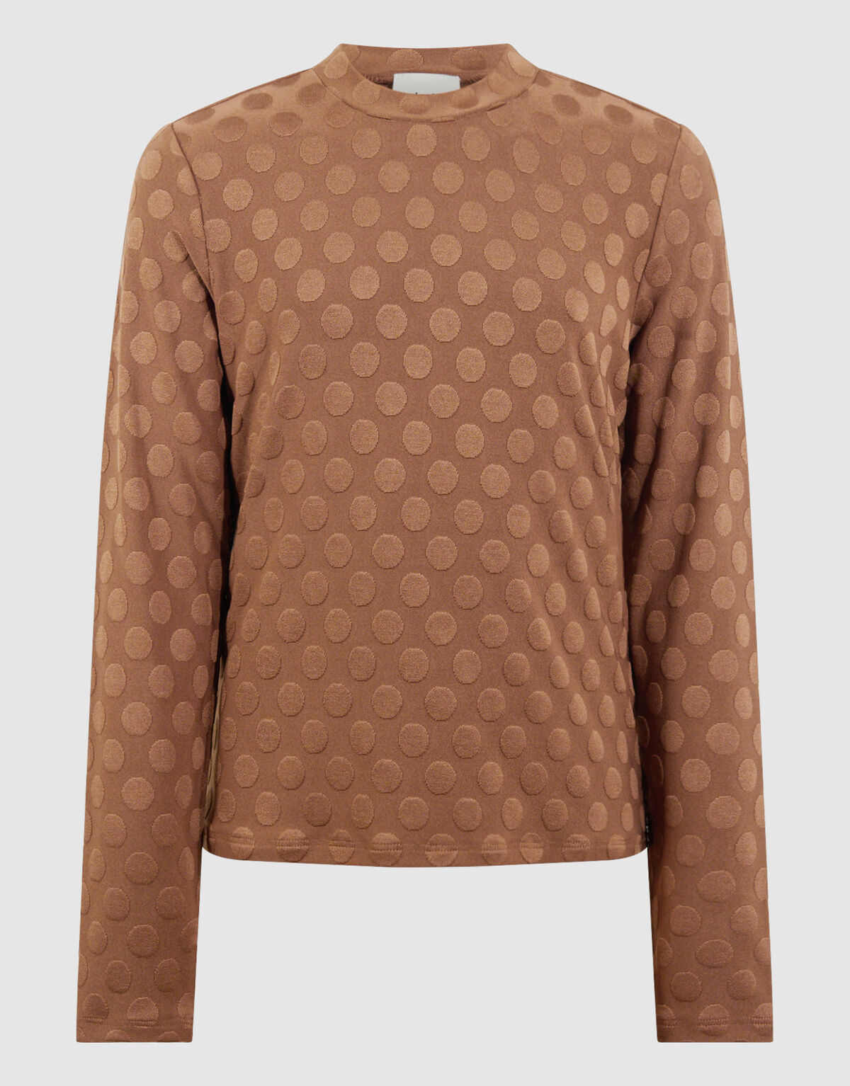 Polkadot Langarmshirt Braun SHOEBY GIRLS