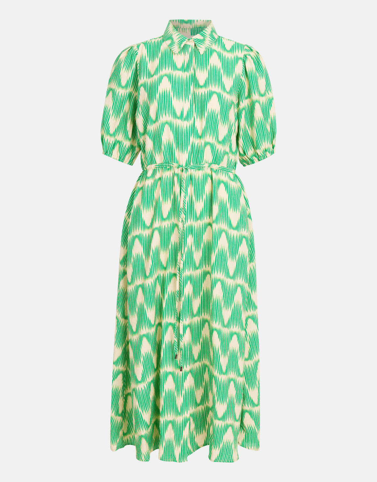 Graphic Print Kleid Grün SHOEBY WOMEN