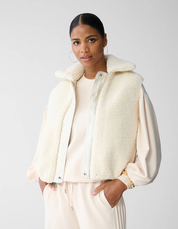 Wendbare Weste in gebrochenem Weiß von Fred SHOEBY WOMEN