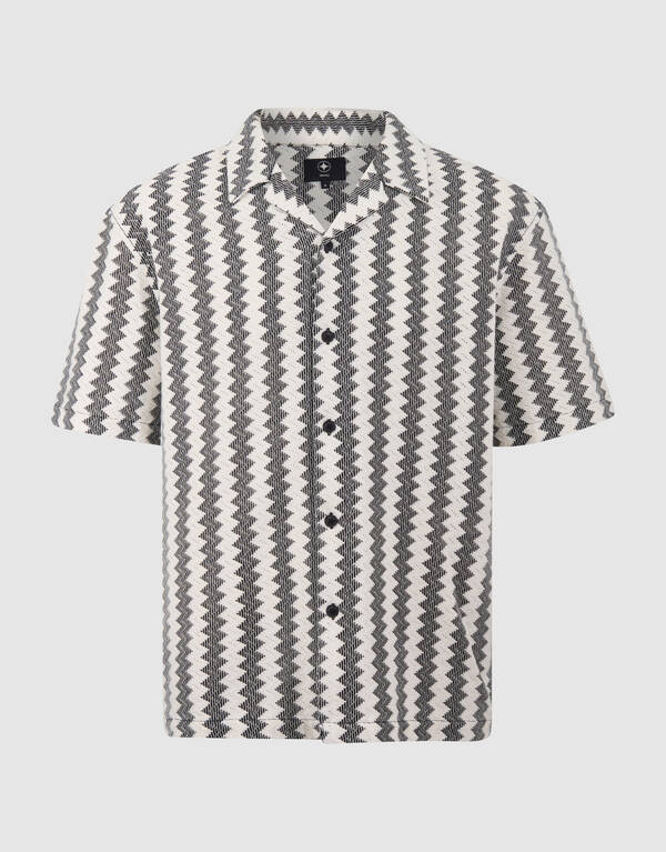 Gewebtes Overshirt Schwarz SHOEBY MEN