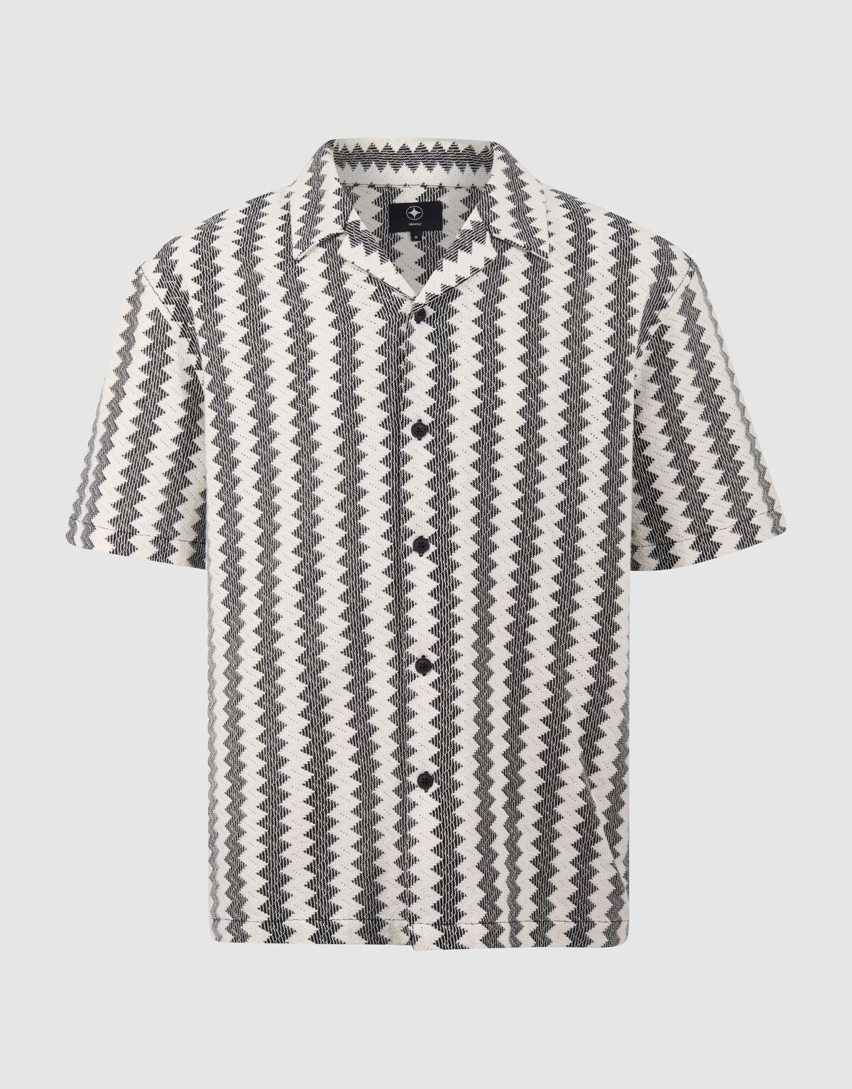 Gewebtes Overshirt Schwarz SHOEBY MEN