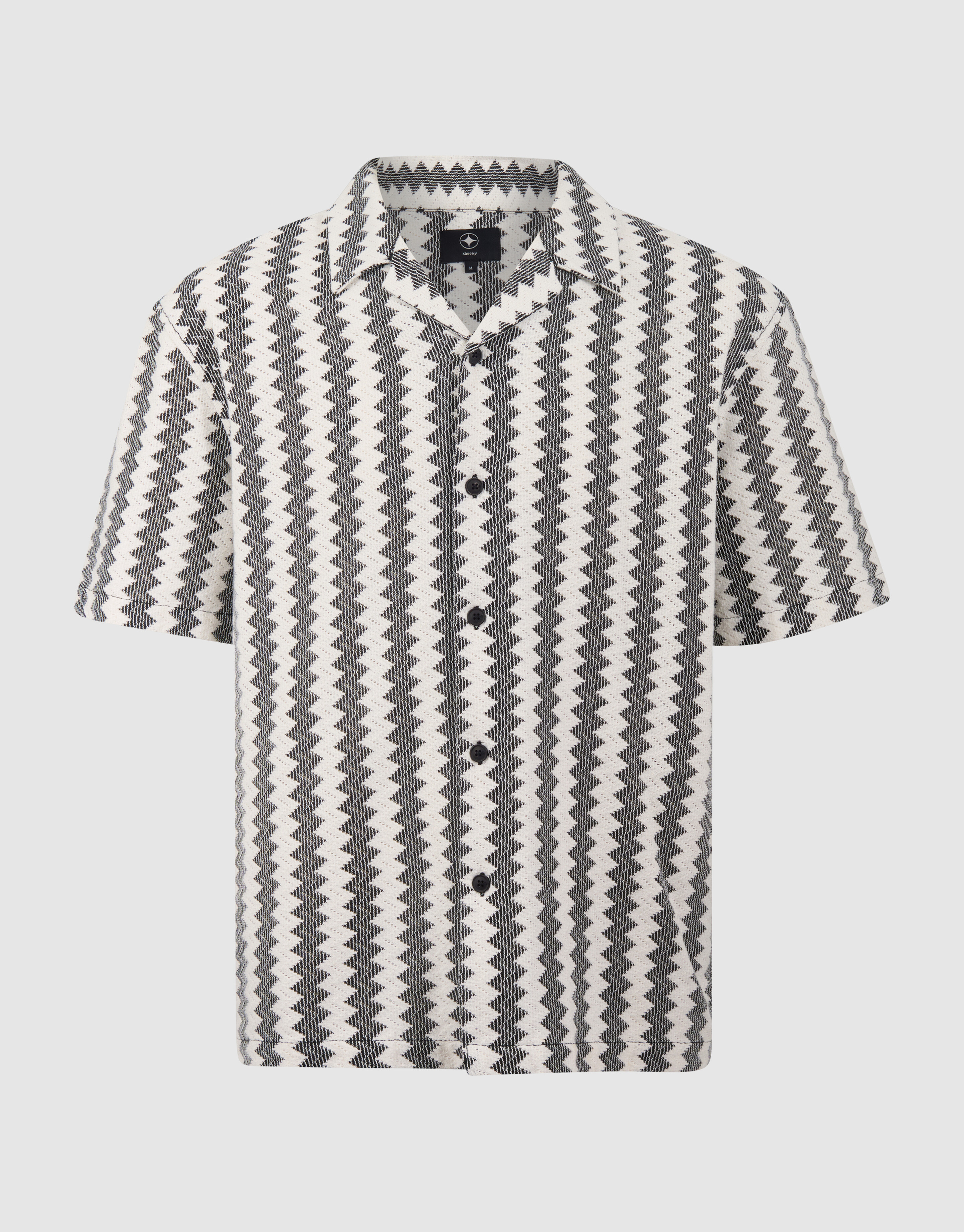 Gewebtes Overshirt Schwarz SHOEBY MEN