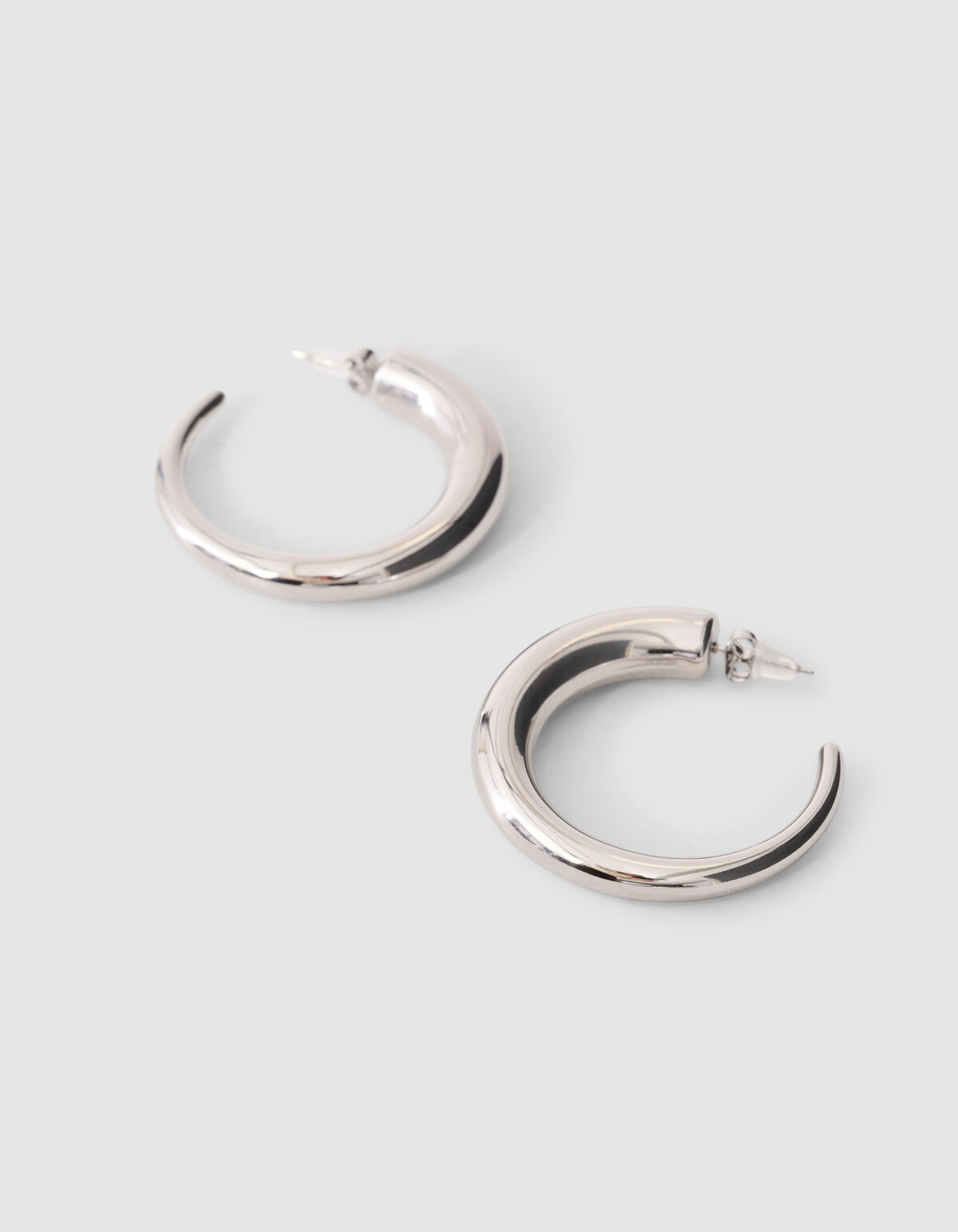 Gro&szlig;e Creolen Ohrringe Silber SHOEBY ACCESSOIRES