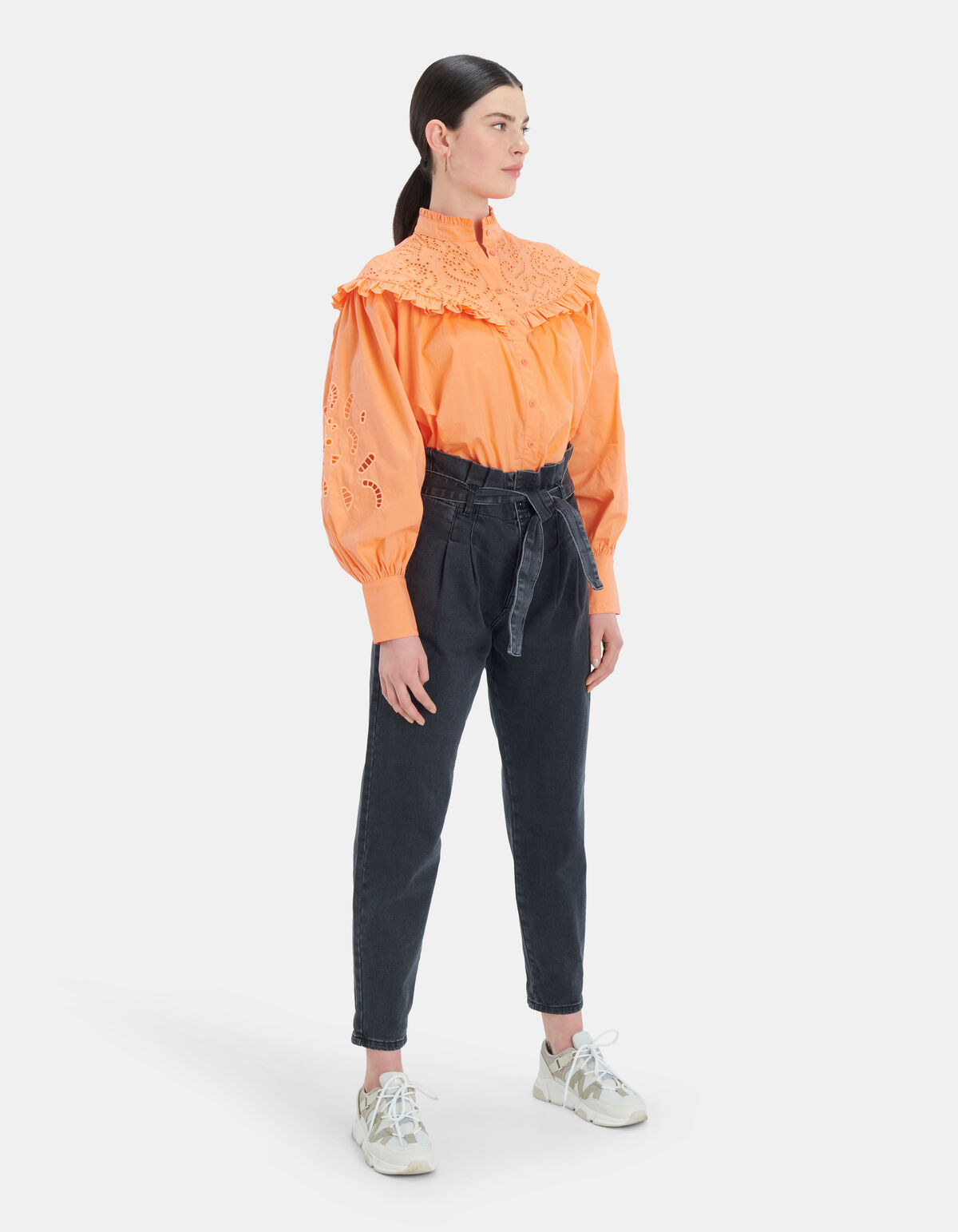 Orangerie Poplin Bluse EKSEPT