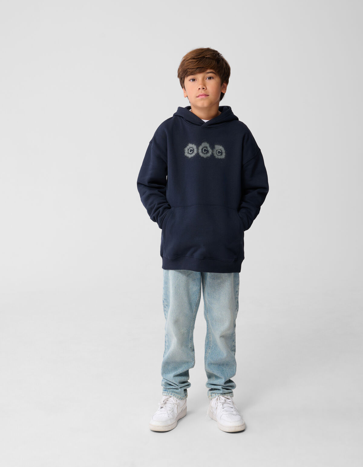 Cooler Artwork Hoodie Dunkelblau SHOEBY BOYS