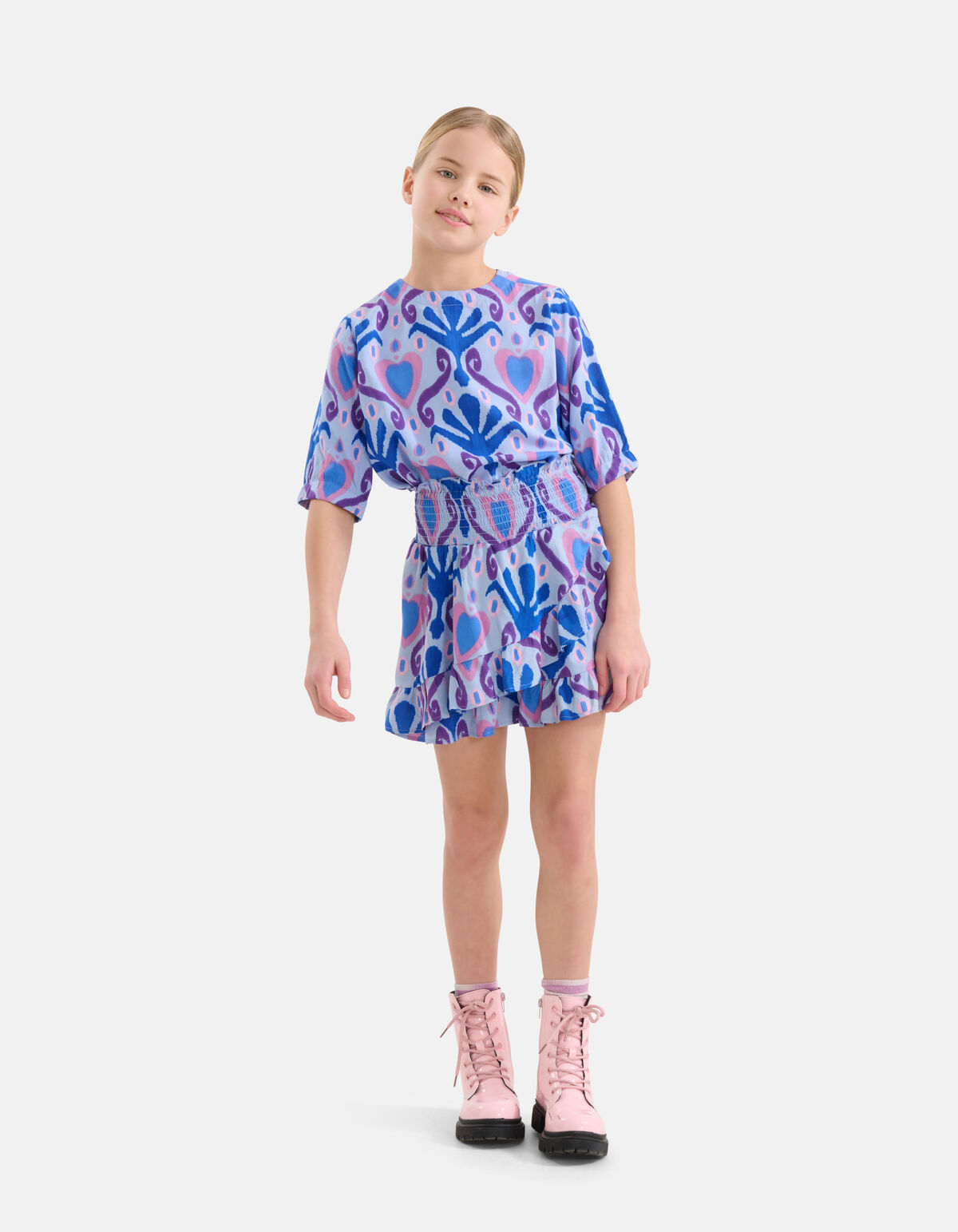 Printed Skort Blauw SHOEBY GIRLS