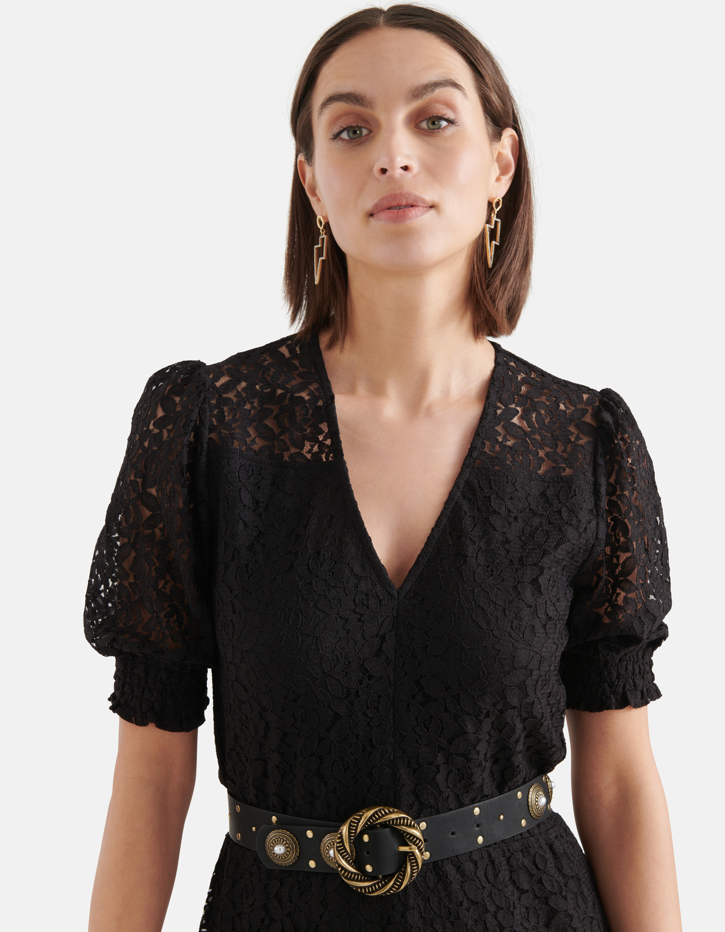 Spitzenkleid Schwarz SHOEBY WOMEN