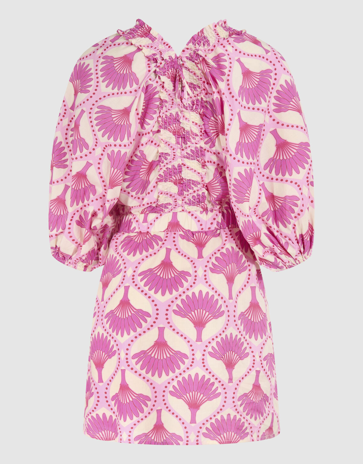 Bedruckte Mini Jurk Roze SHOEBY WOMEN