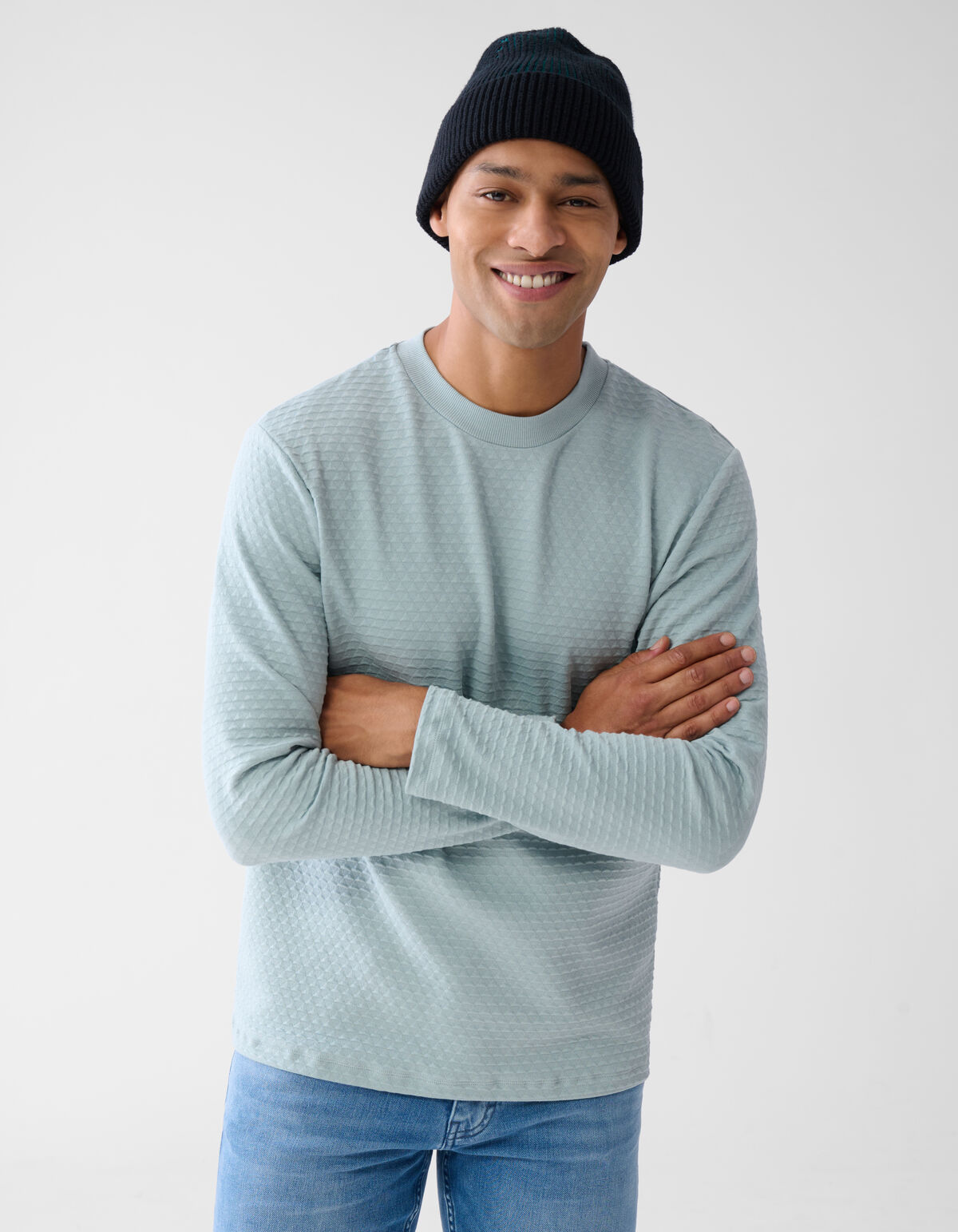 Geflochtene Beanie Zwart SHOEBY ACCESSOIRES