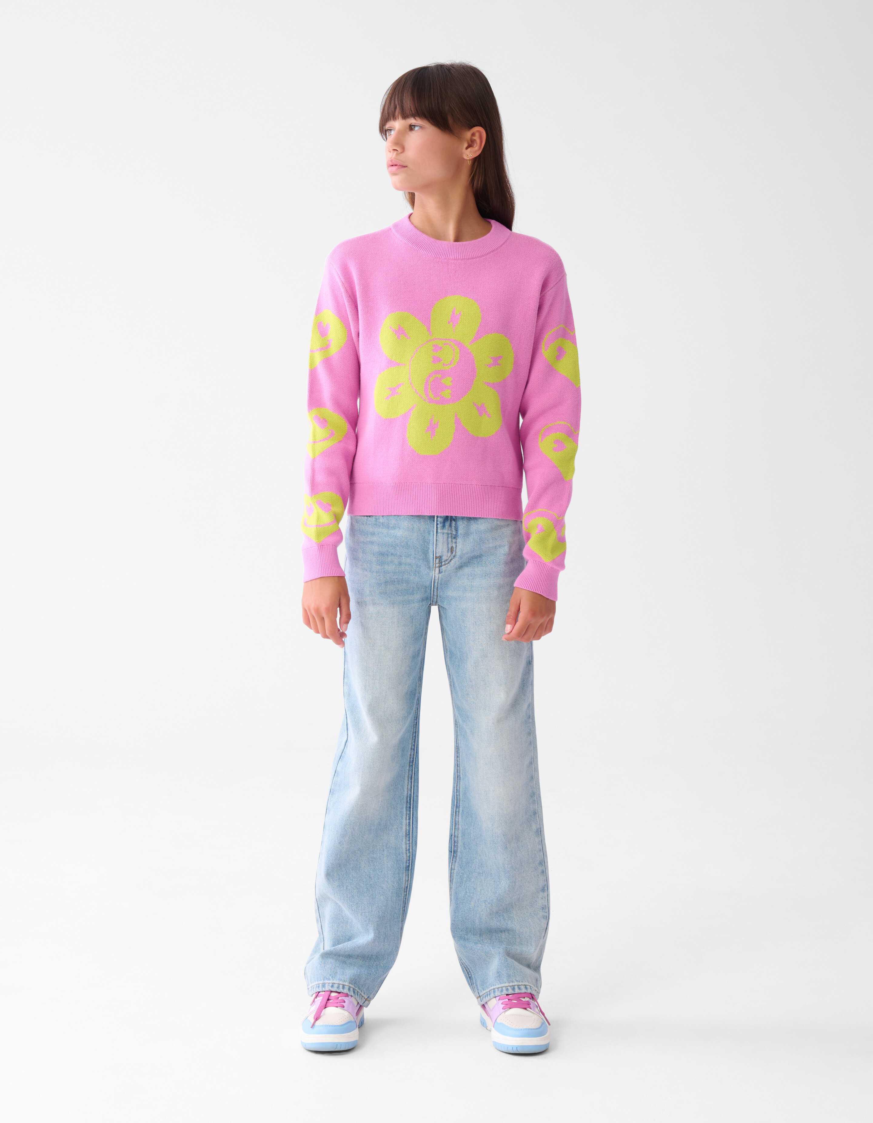 Bedruckter Pullover Rosa SHOEBY GIRLS
