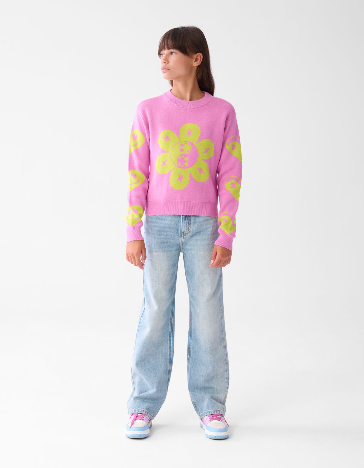 Bedruckter Pullover Rosa SHOEBY GIRLS