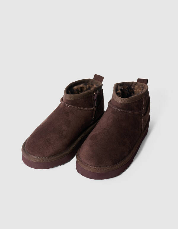 Weiche Stiefeletten dunkelbraun SHOEBY SHOES