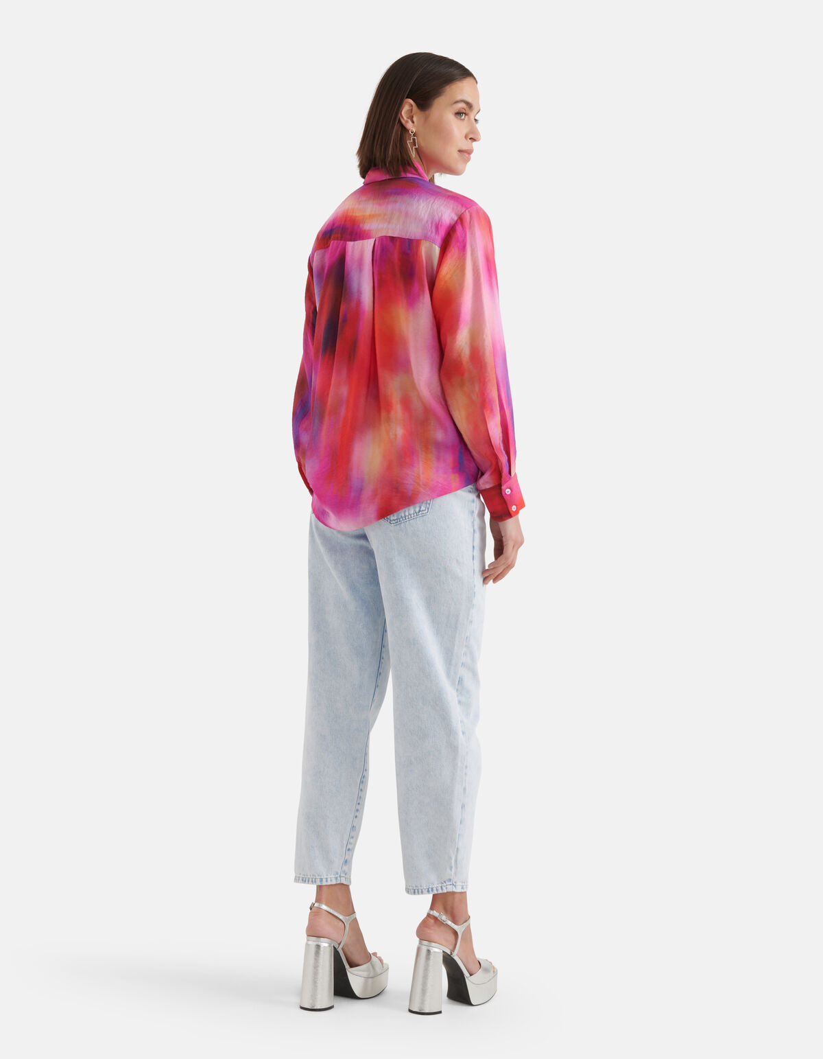 Farbige Tie Dye Bluse SHOEBY WOMEN