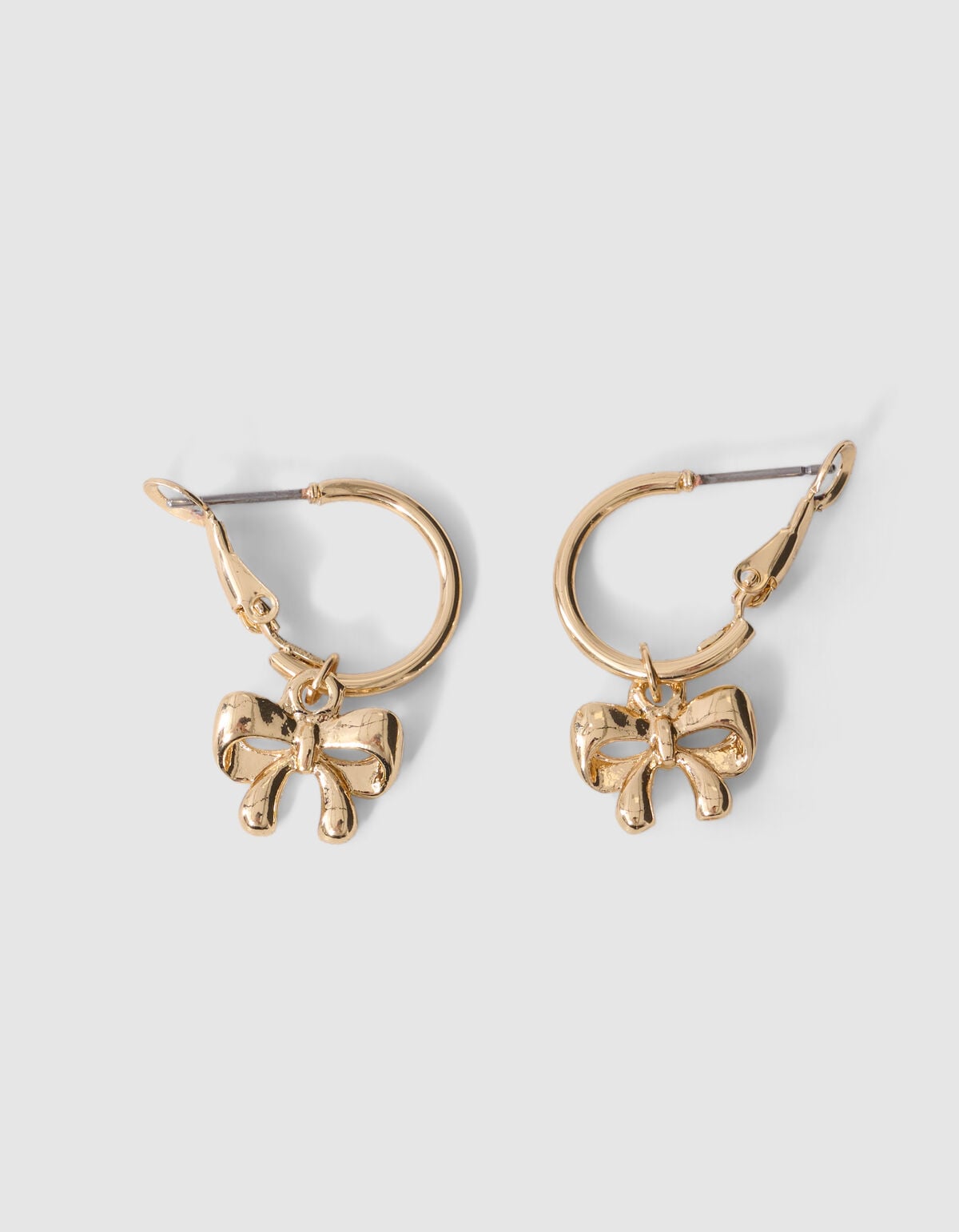 Schleifen-Ohrringe, Gold SHOEBY ACCESSOIRES