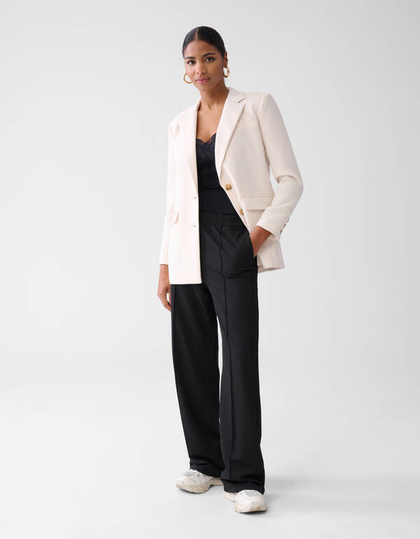 Übergroßer Blazer Off White SHOEBY WOMEN