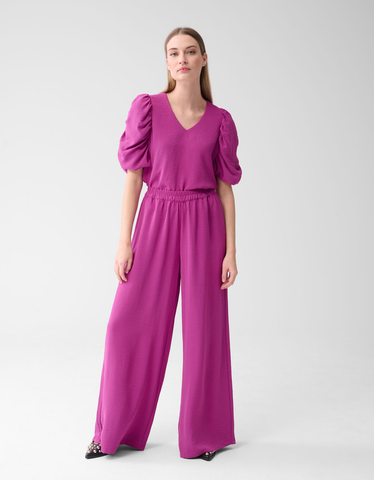 Twist Hose mit weitem Bein Lila SHOEBY WOMEN