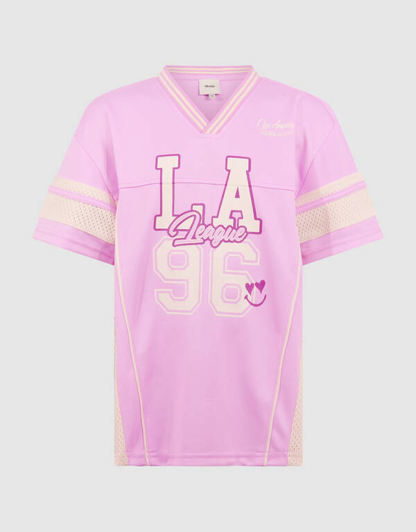 Baseball-T-Shirt Hellrosa SHOEBY GIRLS