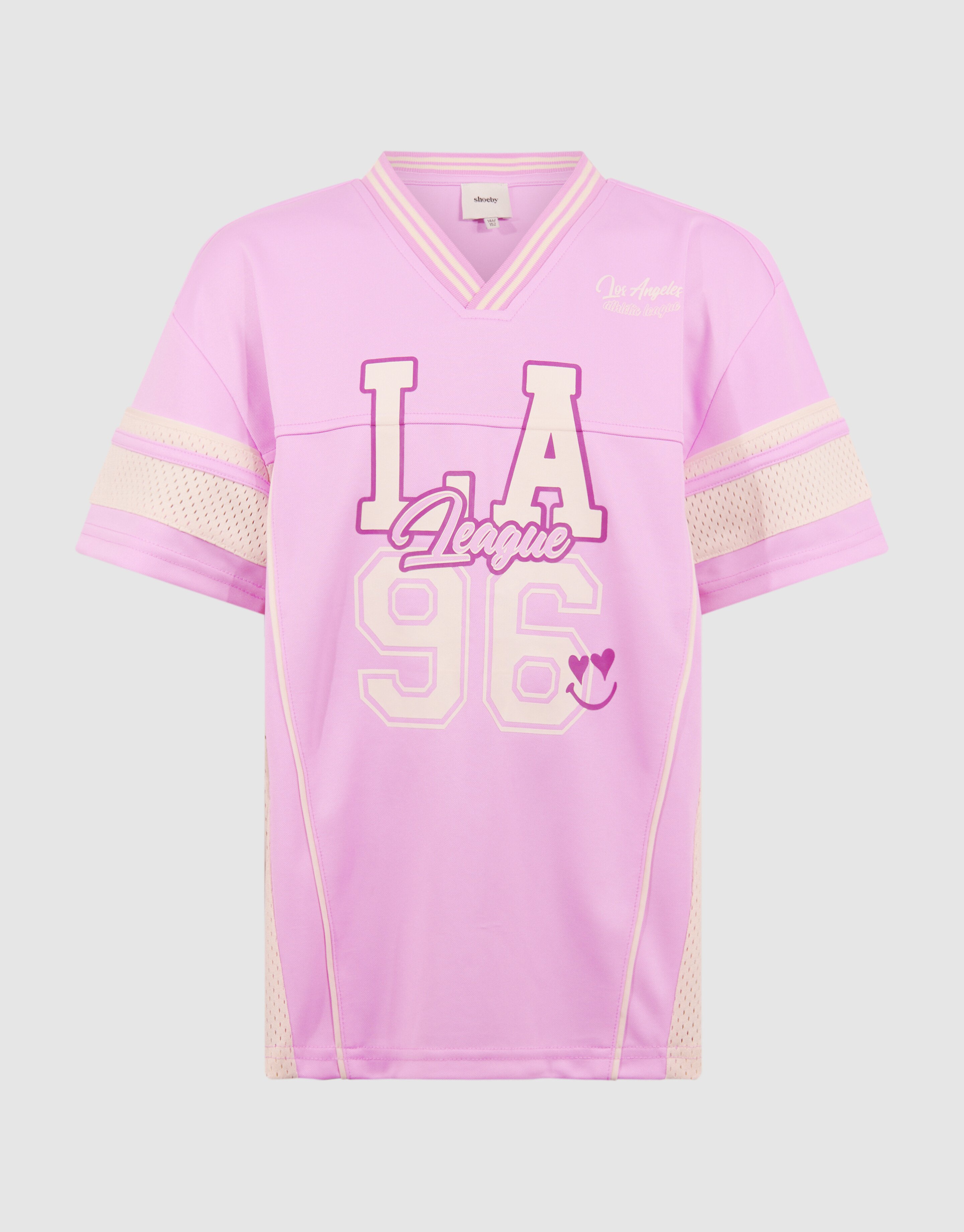 Baseball-T-Shirt Hellrosa SHOEBY GIRLS