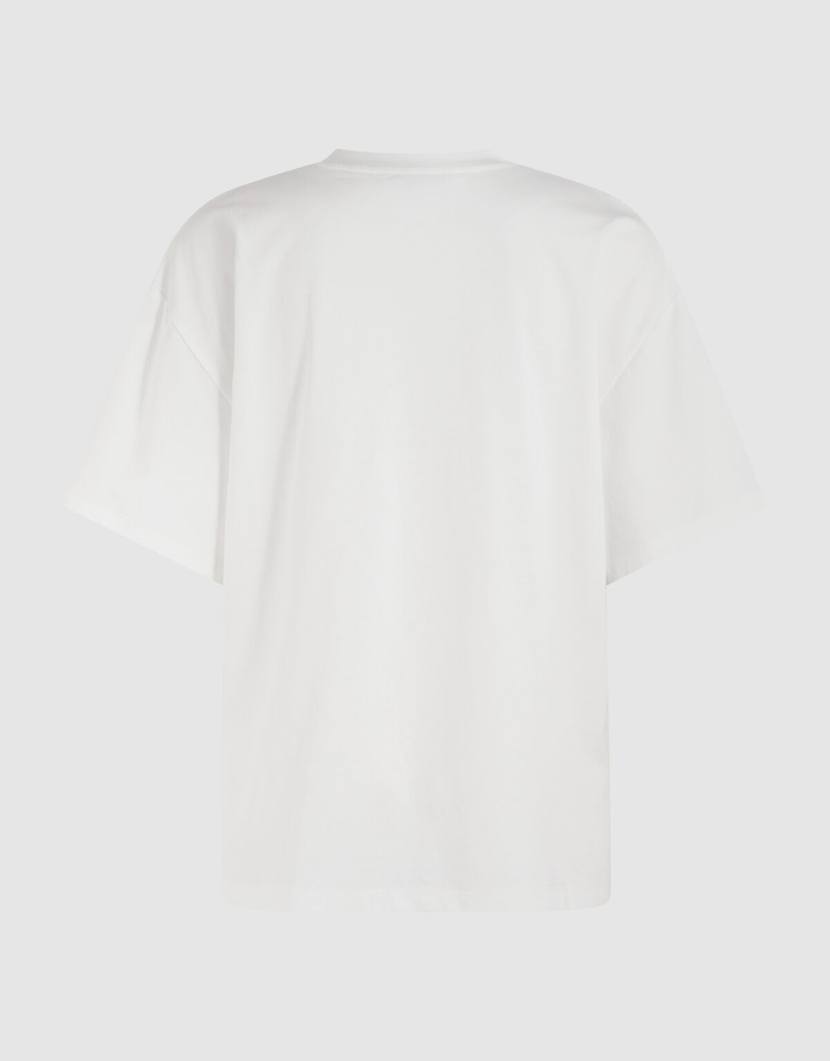 &Uuml;bergro&szlig;es Blumen-T-Shirt Wei&szlig; von Lizzy SHOEBY WOMEN