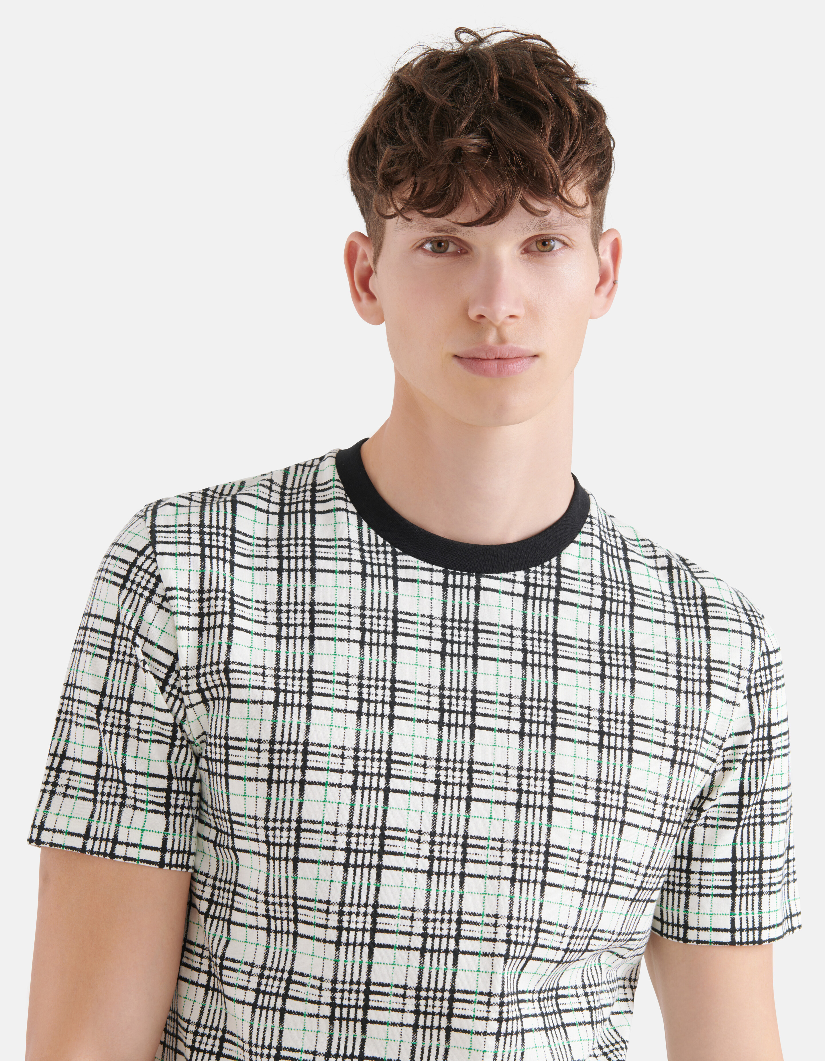 Kariertes T-shirt Off White SHOEBY MEN