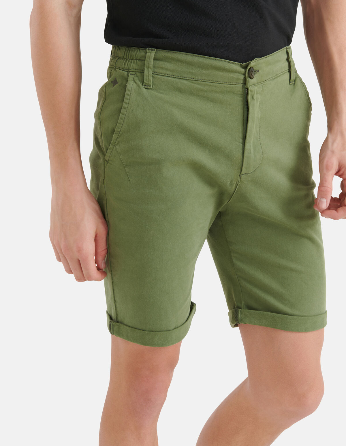 Twill Short Dunkelgrün SHOEBY MEN