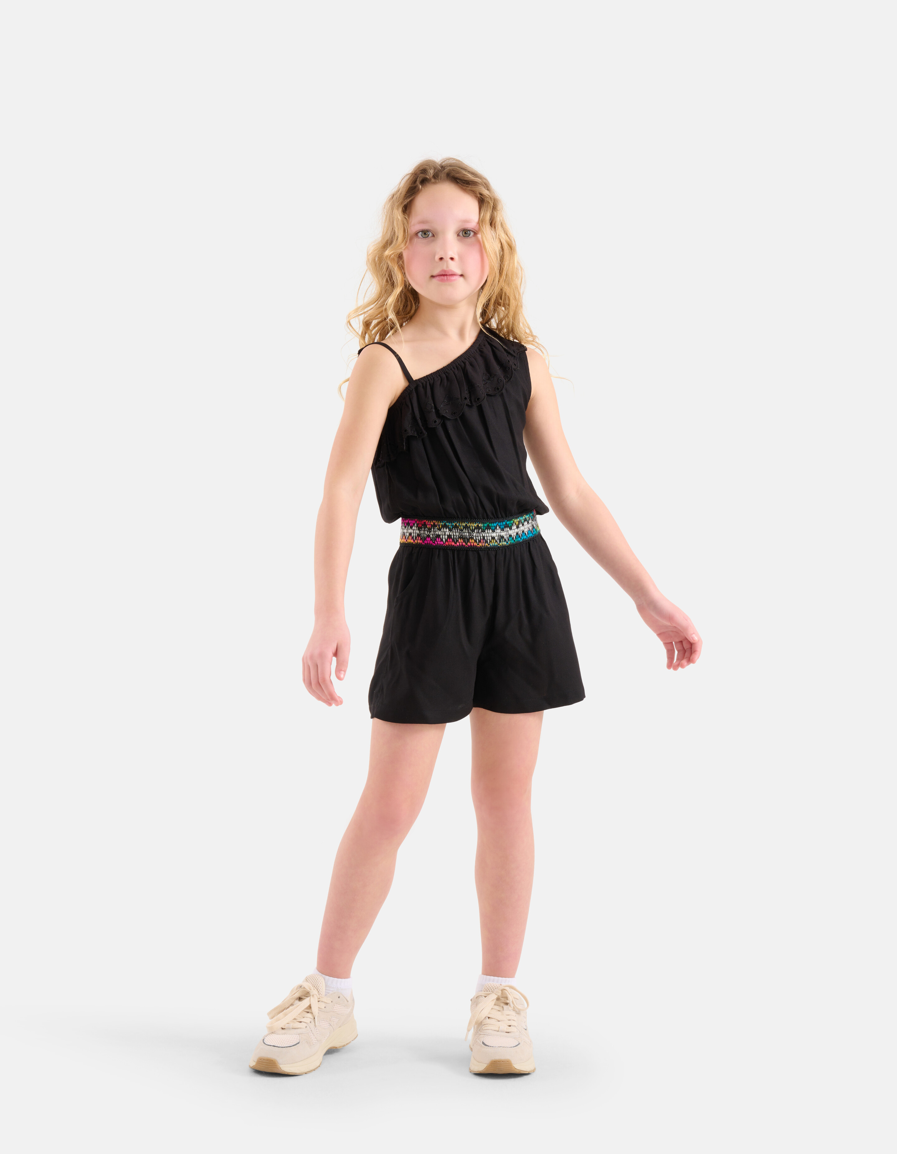 Ein-Schulter-Overall Schwarz SHOEBY GIRLS