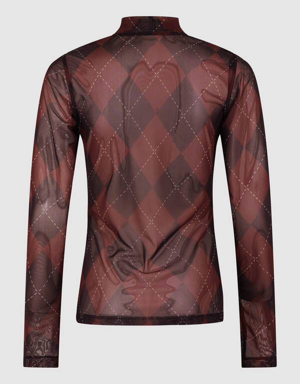 Mesh Top braun SHOEBY WOMEN