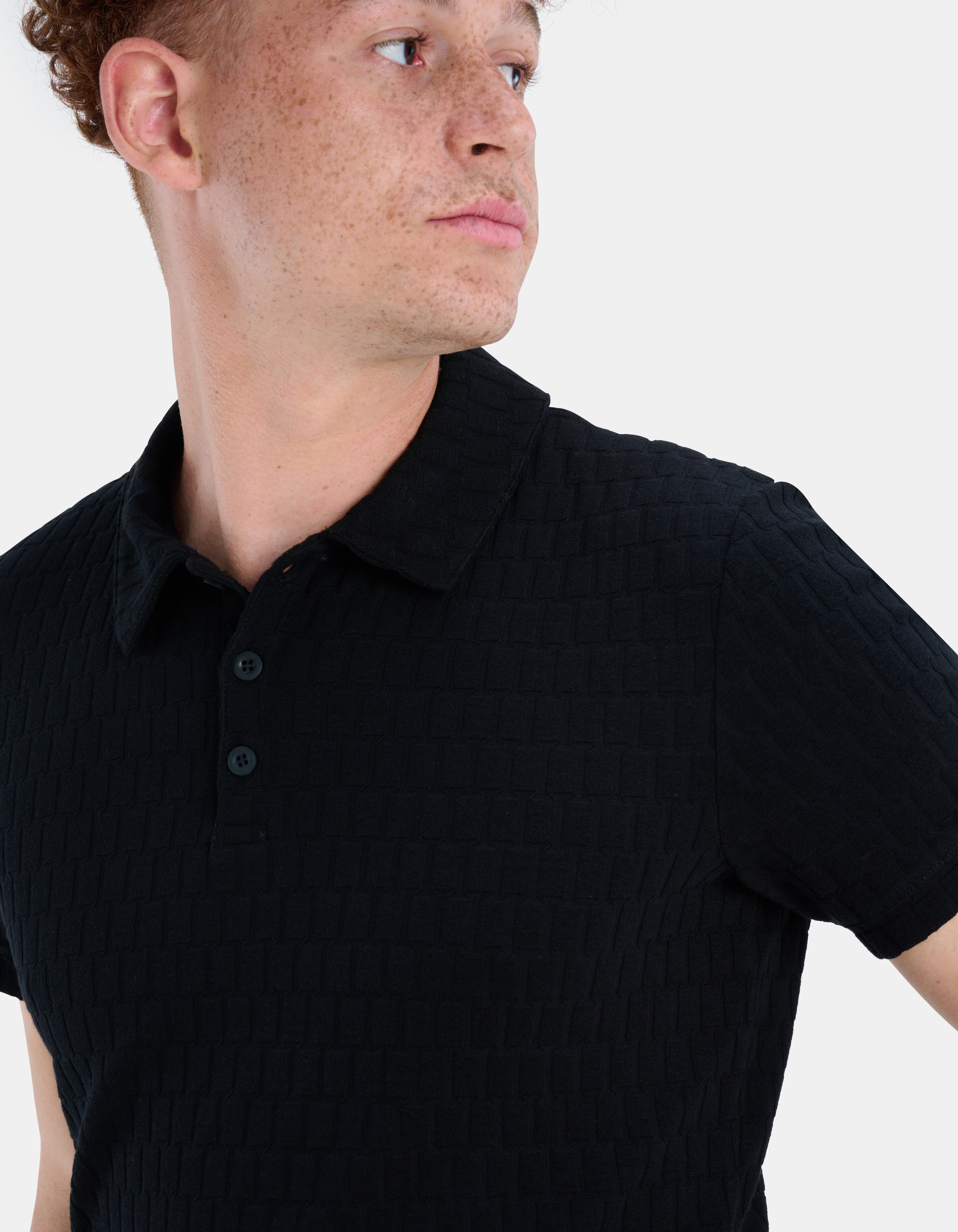 Poloshirt Schwarz REFILL