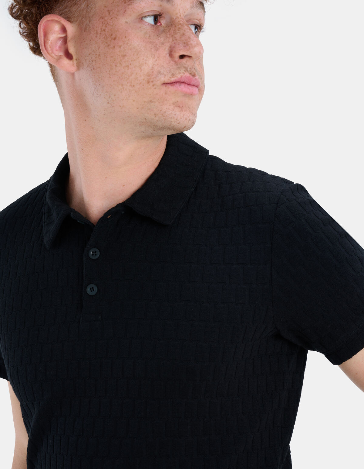 Poloshirt Schwarz REFILL