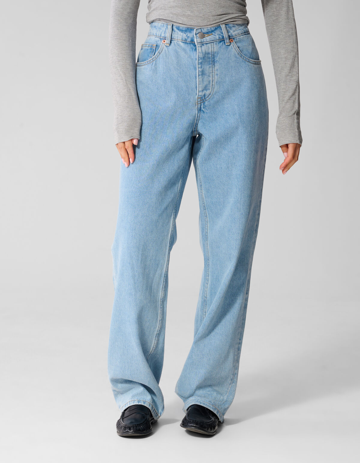 Straight Fit Jeans Blau By Anna SHOEBY WOMEN