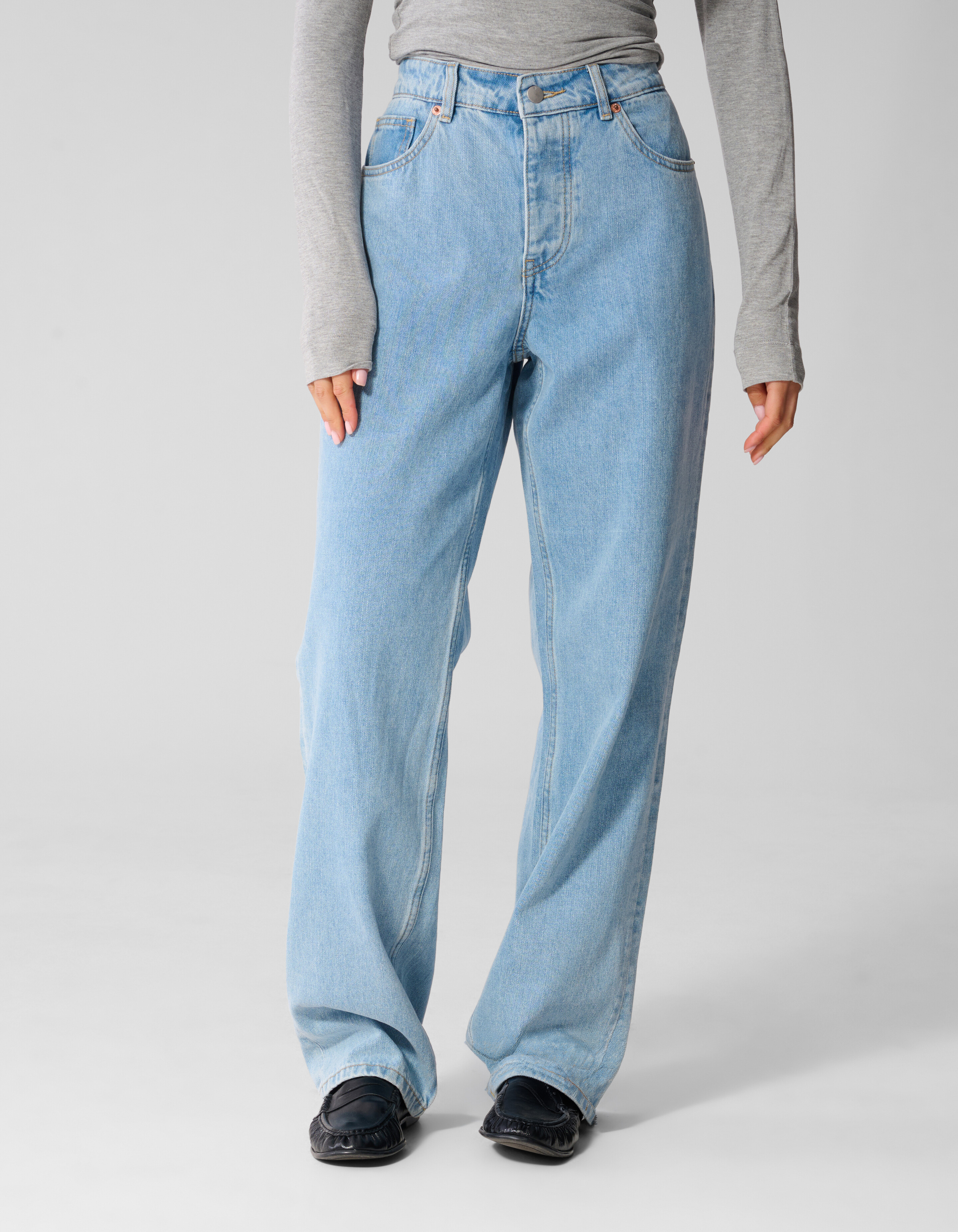 Straight Fit Jeans Blau By Anna SHOEBY WOMEN