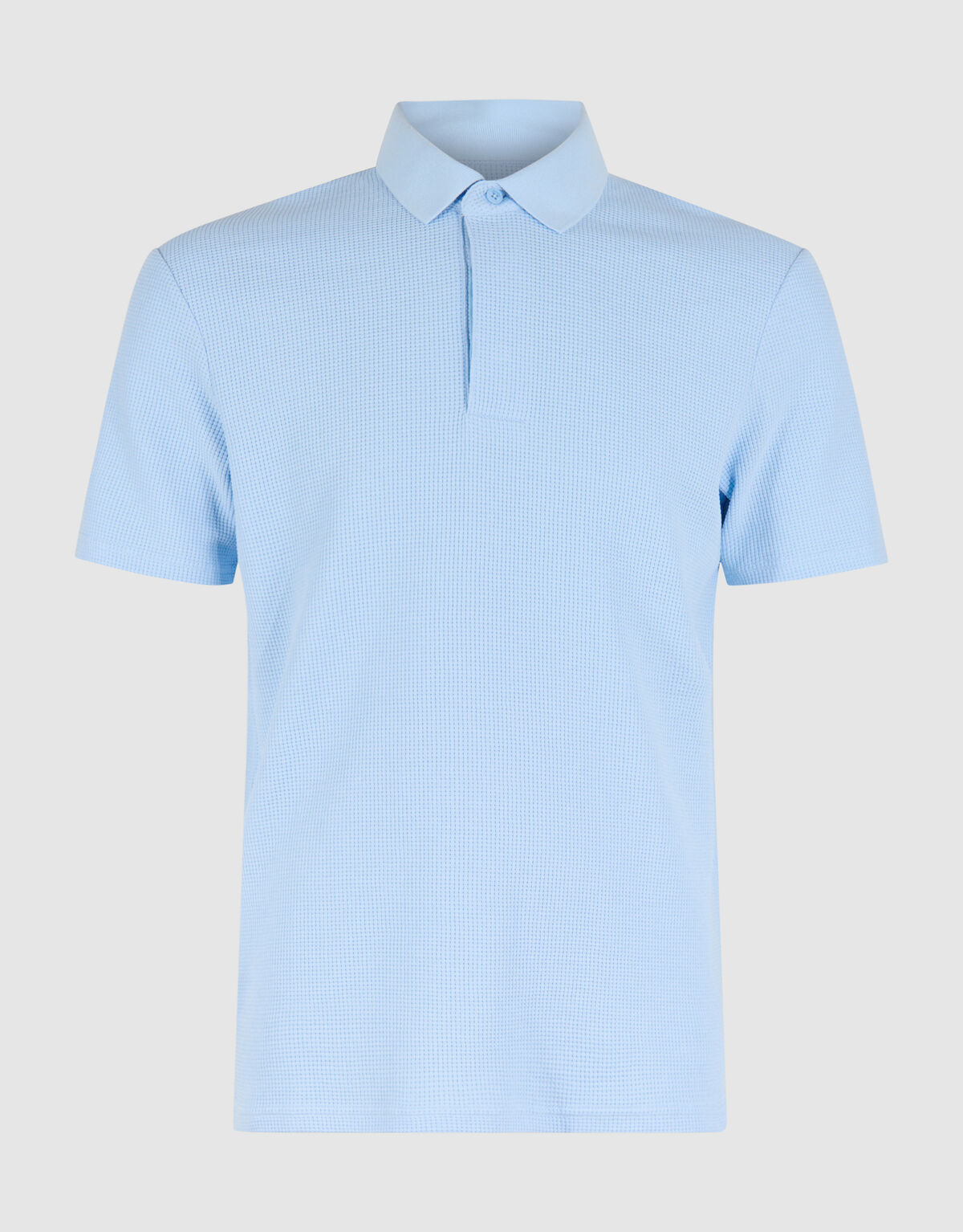 Struktur Polo Hellblau SHOEBY MEN