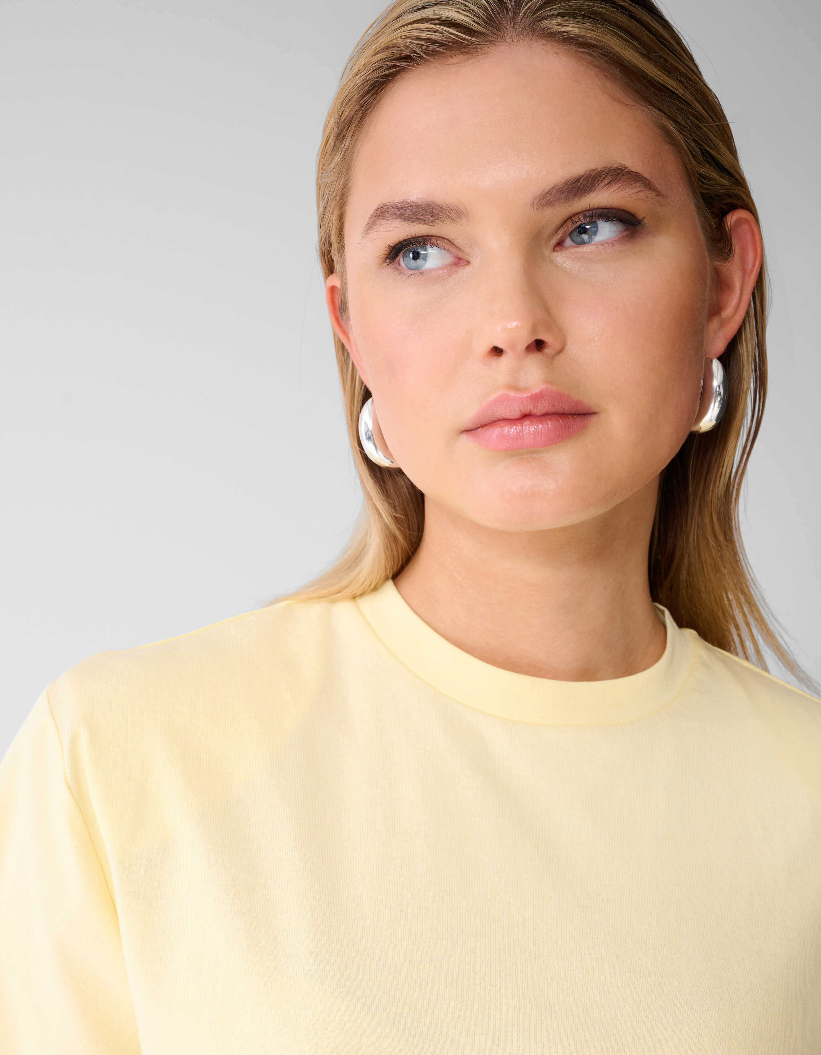 Gepolstertes T-Shirt Hellgelb SHOEBY WOMEN