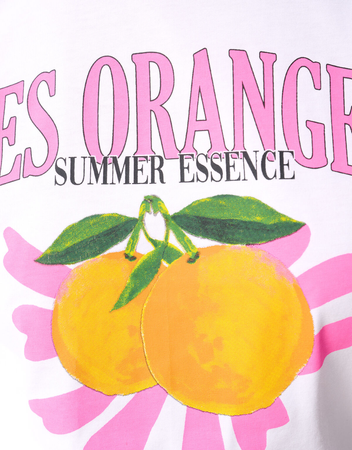 Oversized Les Oranges T-Shirt White SHOEBY WOMEN